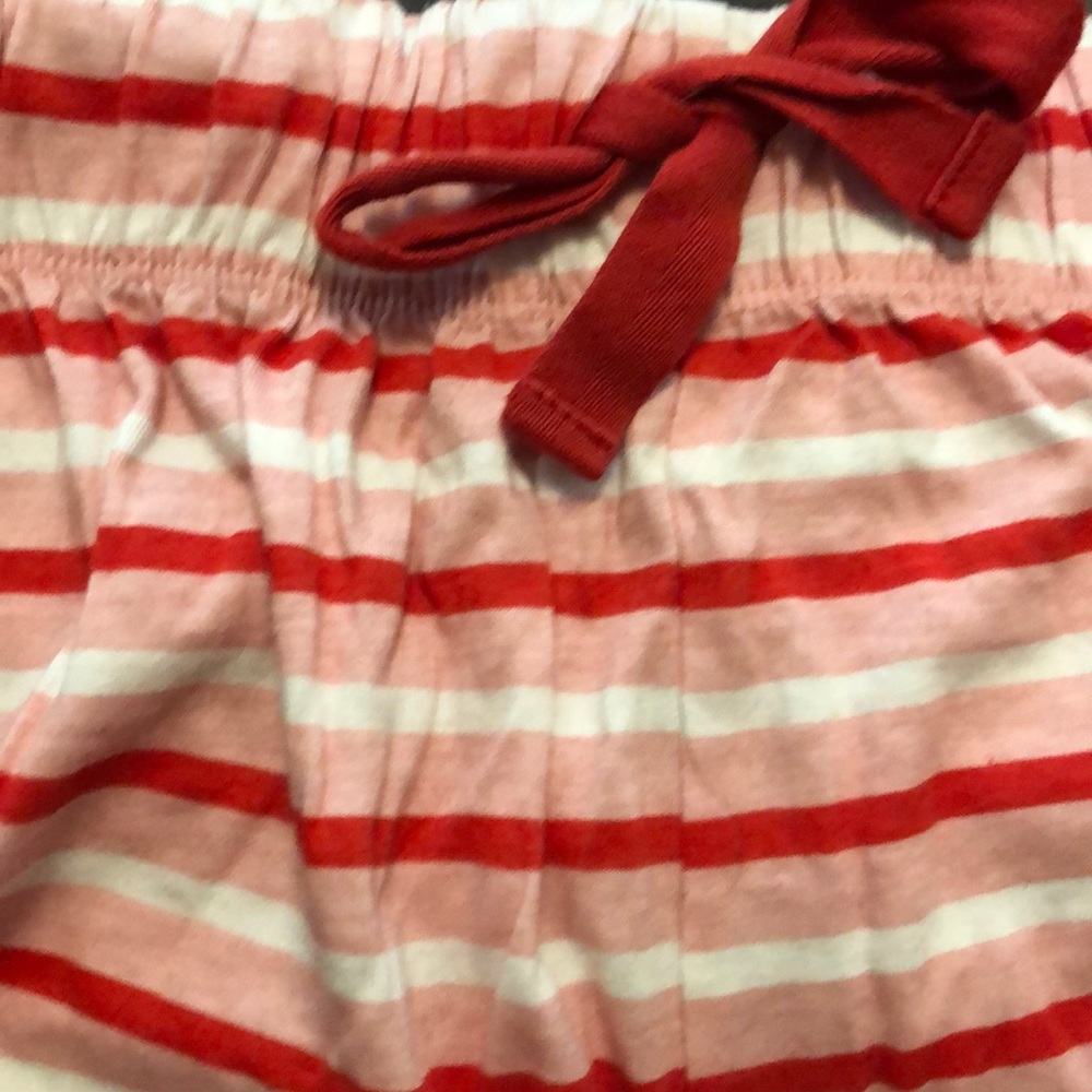 Forever 21 Pink and Red Striped sleep shorts - Picture 2 of 3